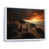 White Floater Framed