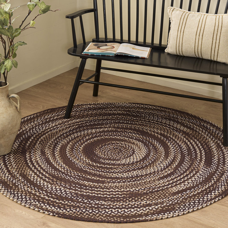 Tapis en coton Honbice, Rond 5 pi