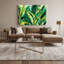 «Hawaiian Banana Plants», art mural sur toile verte-54666200