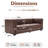 Allard 89'' Velvet Living Room Sofa-995700445