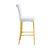 Vintage Glam Croc-Embossed Vegan Leather Bar Stools-832603407-832603405