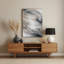 Abstrait paysage 79, art mural gris en métal-872168651