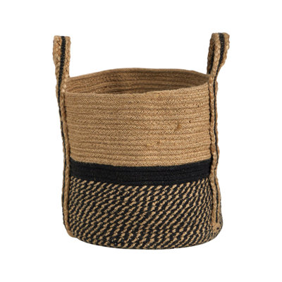 Panier en jute naturel
