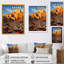 Ruines anciennes dans un paysage mexicain - Art mural mexicain-1912796893-2147296038