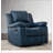 Charlotte Navy Blue Leather Gel Recliner