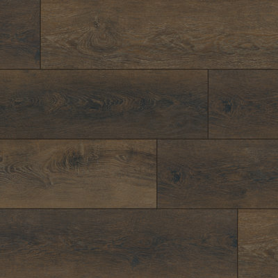 Parkland Rustic Walnut 9 in. x 60 in. 5mm 12MIL Waterproof Rigid Core Luxury Vinyl Plank Flooring