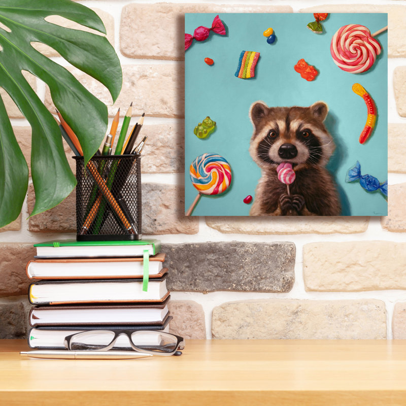 Sweet Tooth' by Lucia Heffernan Canvas Wall Art, 12" H x 12" W x 0.75" D