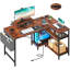 Bureau d'ordinateur en L 46,5 po Moutanabi