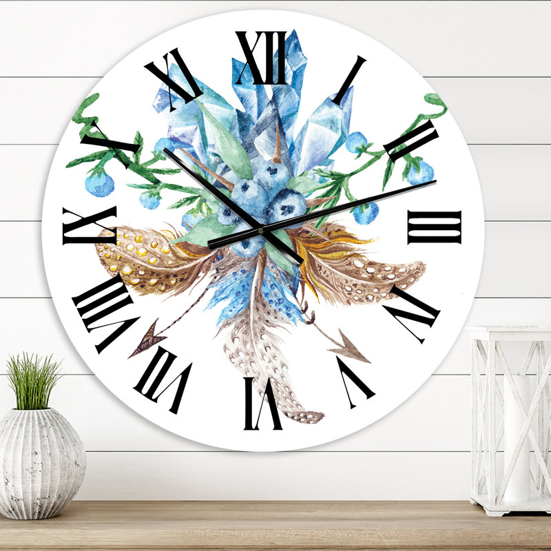 Horloge murale traditionnelle Fresh Forest, Surdimensionné
