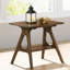 Ensemble de tables basses 3 pièces Mid-Century modernes en bois avec rangement, parfait pour le salon
