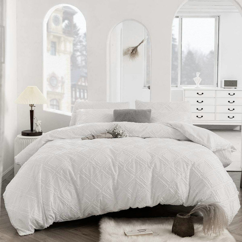 Polyester Waffle Duvet Cover