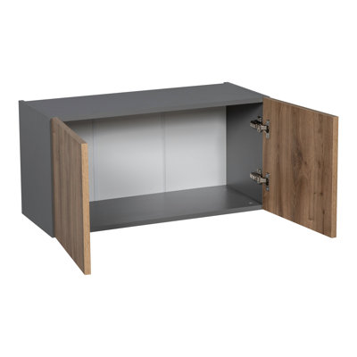 36" X 18" Wall Cabinet-Double Door-With Shaker White Matte Door