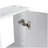 12" Glossy White Bathroom Wall Cabinet with Soft Close Doors & Float Mounting Design