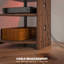 HOMCOM TV Stand with Lights, 4-Tier Storage Shelves for TVs up to 29"