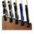 Wooden Guitar Stand For Multiple Guitars, 5-Holder, Front Display Space-Saving Floor Guitar Rack For Home, Studio, Stage, Walnut Color (For 5 Electric/Bass)-509378512-509378514