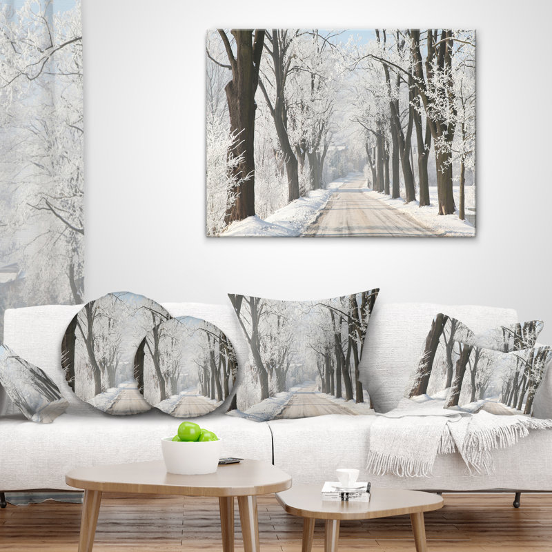 Coussin Winter Lane, 16 po x 1 po, Coussin décoratif