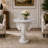 Ivory Elephant Head Side Table