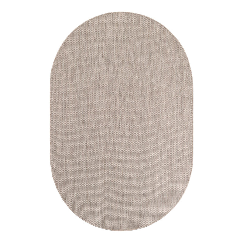 Tapis beige Bembry, Ovale 5 pi 3 po x 8 pi, Beige
