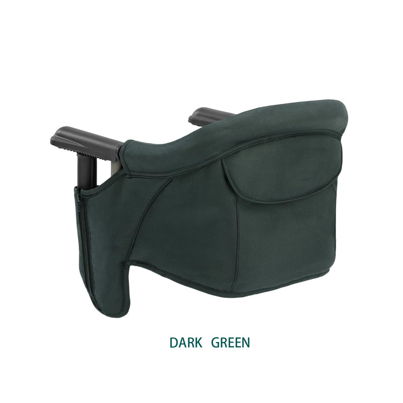 Hook On Portable High Chair for Baby That Attaches to Table, Dark Green