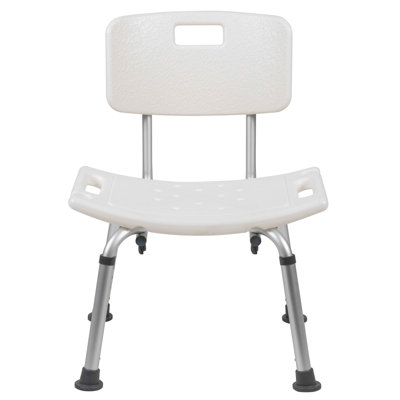 Murphy sans outil 300 lb Capacité, chaise de bain et de douche réglable avec dossier