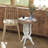 Martinis Rustic Farmhouse End Table, Natural Top Side Table-1951782286