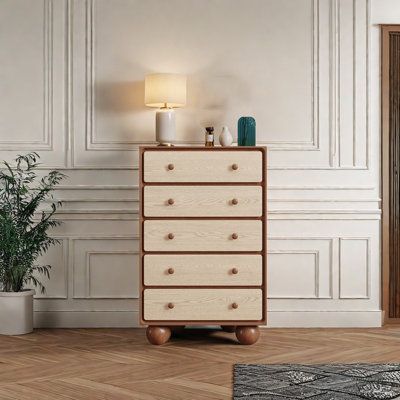Practical Modern Accent Cabinet 29.5'' W 5 - Drawer Dresser