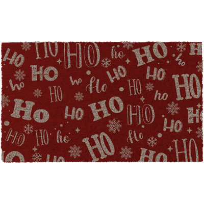 Tapis d'extérieur antidérapant Ho Ho Ho
