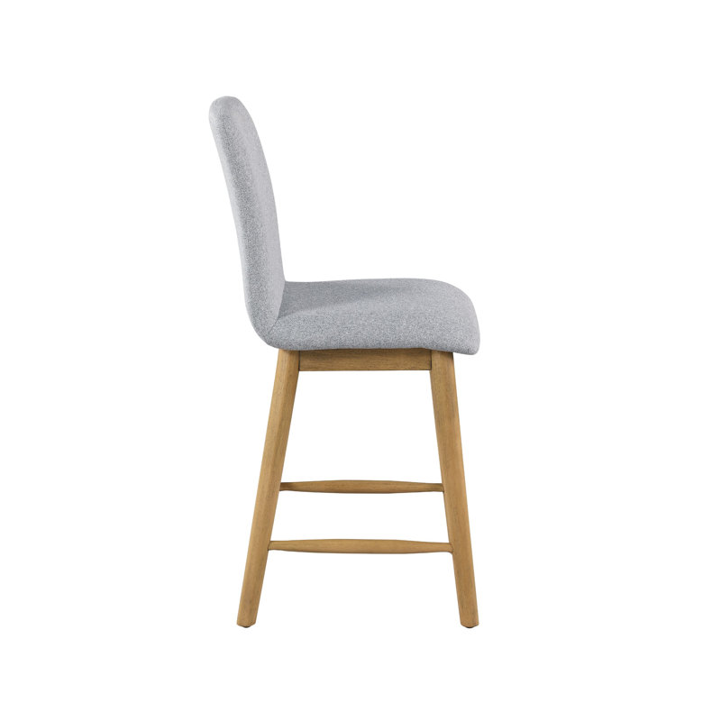 Pillay Upholstered Counter Stool With Tapered Legs