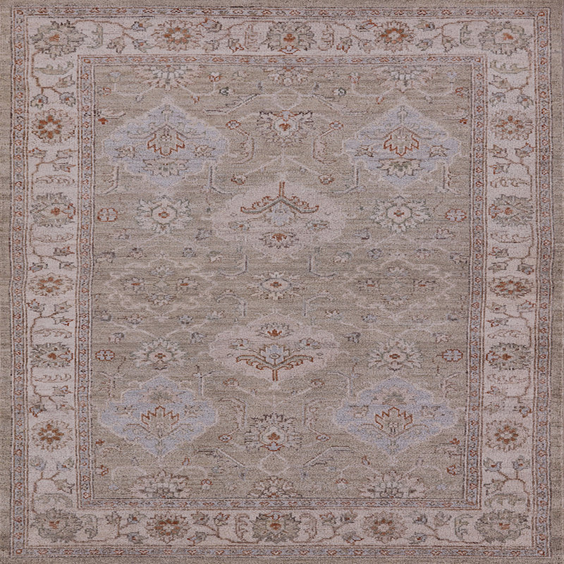 Tapis brun Charisma, Carré 3 pi