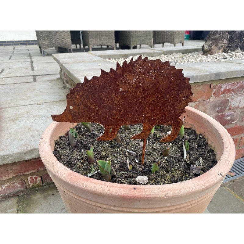 Raynham Metal Animals Garden Stake, Brown