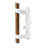 White Diecast, Sliding Door Handle with Mortise Lock (Single Pack)