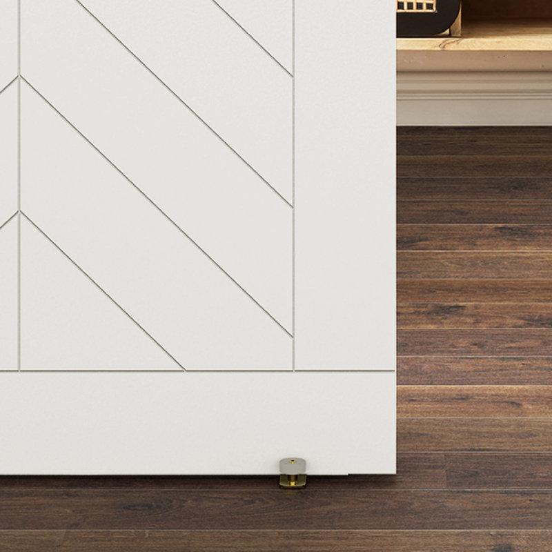 Guide double plancher, Or brossé