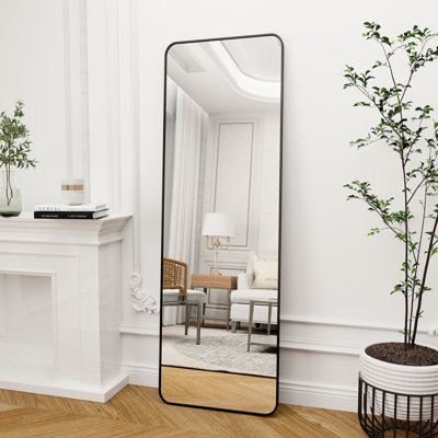 Shatterproof Aluminum Framed Rectangle Full Length Mirror - Basics by Wayfair™