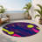 Neon Fractals Indoor And Outdoor Area Rug-2066603205