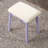 Contemporary Wood Vanity And Stool Set-255645167