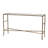56.5x14x30" Antique Gold Console Table