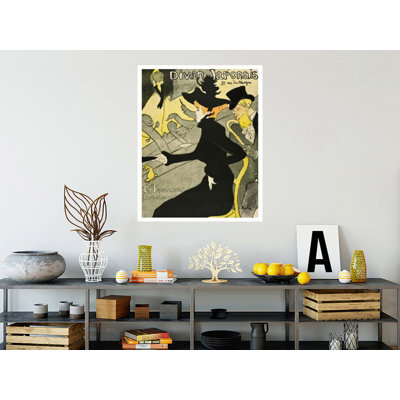 Divan japonais par Henri de Toulouse-Lautrec - estampe numérique