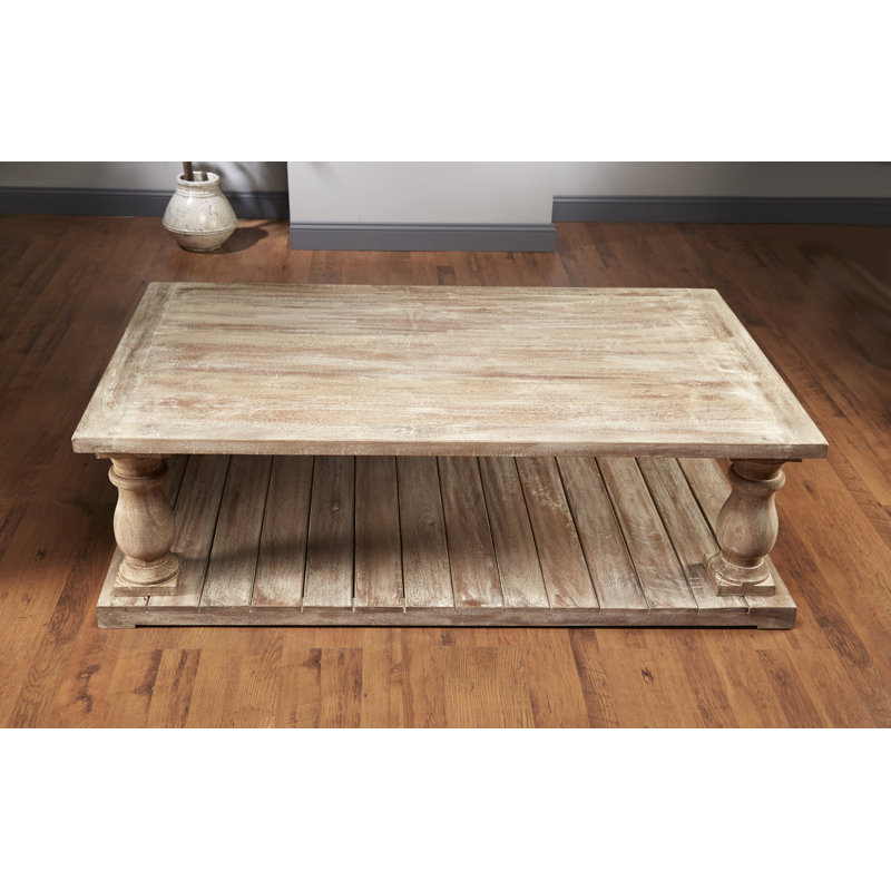 Table basse Dickens, H 20,5 po x l 54 po x P 30 po, Sable