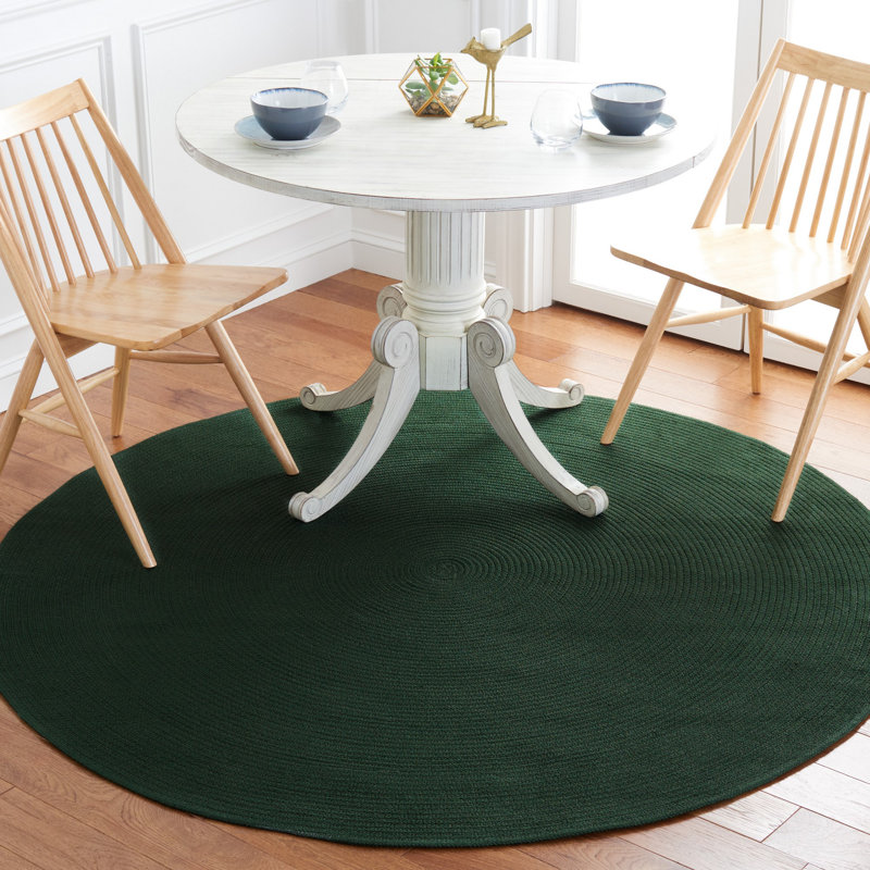 Tapis performance tressé à la main, Rond 6 pi
