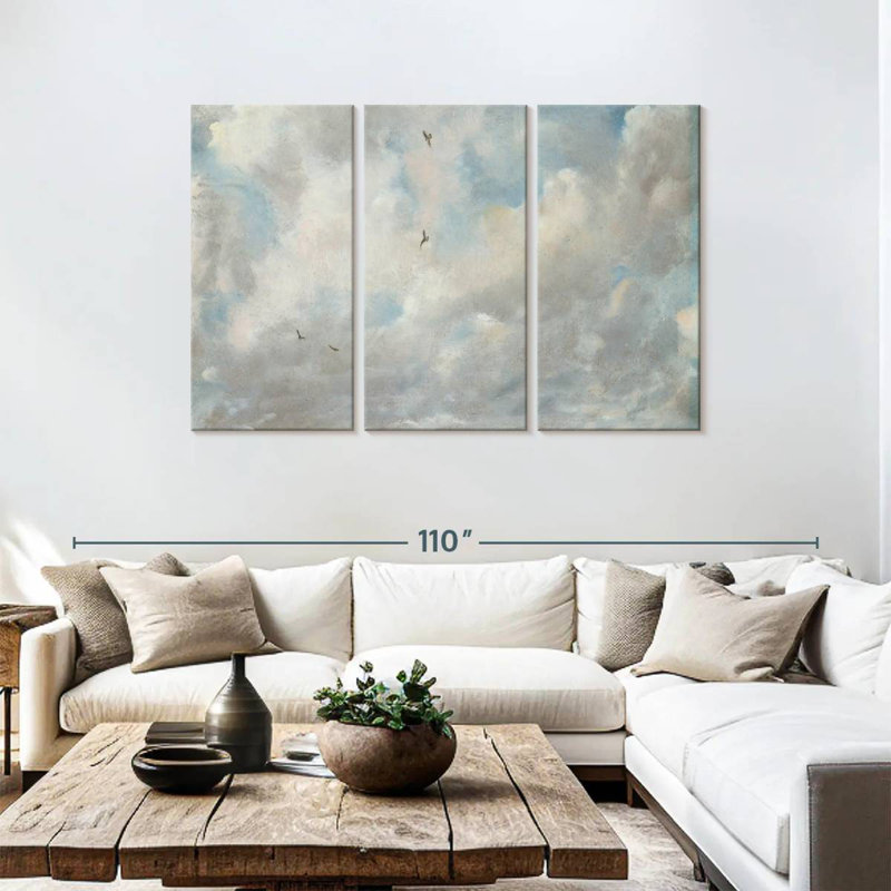 Alvord Cloud Study 1821, 48" H x 74" W