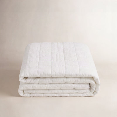 Fielder Natural/White Single Quilt