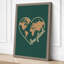 Love Planet Modern - Wrapped Canvas-1987193233-1987193243