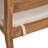 Outdoor 6-Seater Acacia Wood Expandable Dining Set With Cushions,Sandblasted Natural And Beige