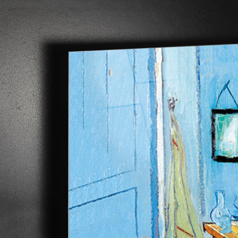 Vincent's Room in Arles by Vincent Van Gogh - Unframed Painting on Glass, 65cm H x 95cm W