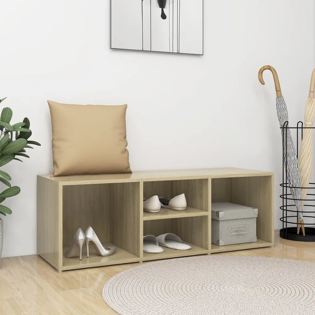 4 Pair Shoe Storage Bench