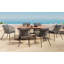 Ensemble de salle à manger de patio 7 pièces 7 pièces-1069528547