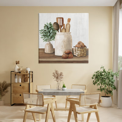 Toile Country Kitchen & Eggs, conception par White Ladder