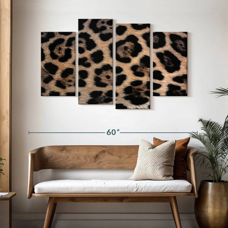 Brampt Jaguar Fur, 32'' H x 52'' W