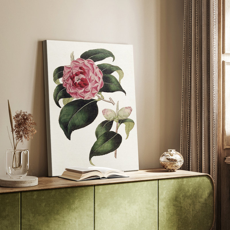 Mélange de fleurs roses III - galerie Cavas sur mesure, H 36 po x l 24 po