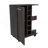 Bar Cart, Two External Shelves, Four Casters, Six Built-in Wine Rack, Single Door Cabinet-1432736274-1432736366